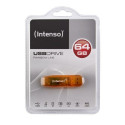 Intenso mälupulk 64GB Rainbow 6,5/32 USB 2.0, hõbedane