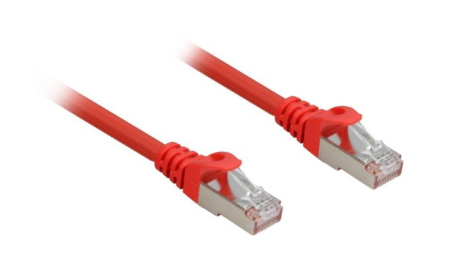 Sharkoon network cable RJ45 CAT.6a SFTP LSOH red 5,0m - HalogenFree