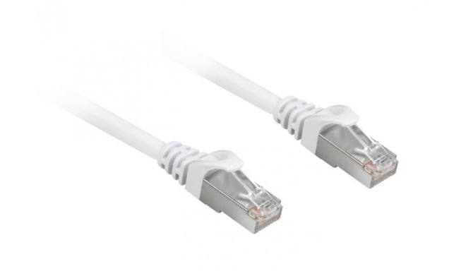 Sharkoon network cable RJ45 CAT.6a SFTP LSOH white 1,0m - HalogenFree