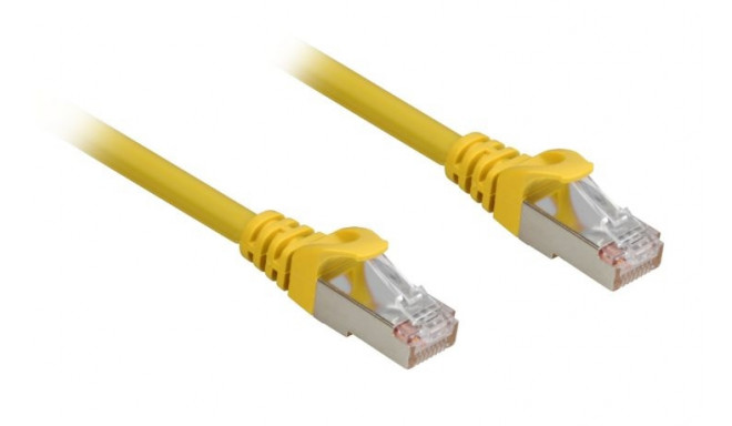 Sharkoon network cable RJ45 CAT.6a SFTP LSOH yellow 2,0m - HalogenFree