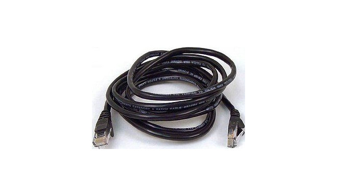 goobay Patch cable Cat6 U/UTP flat black 3,0m