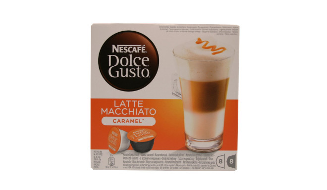 Nescafe Capsules DG Latte Macch Caramel 8 pieces