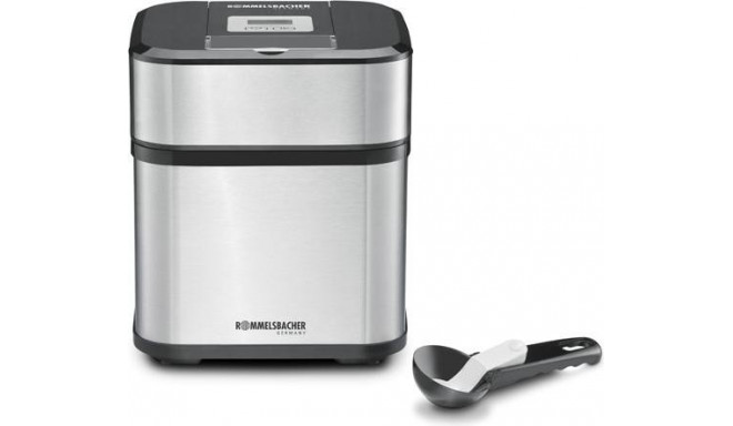 ROMMELSBACHER ice maker IM 12 Kurt (stainless steel / black)