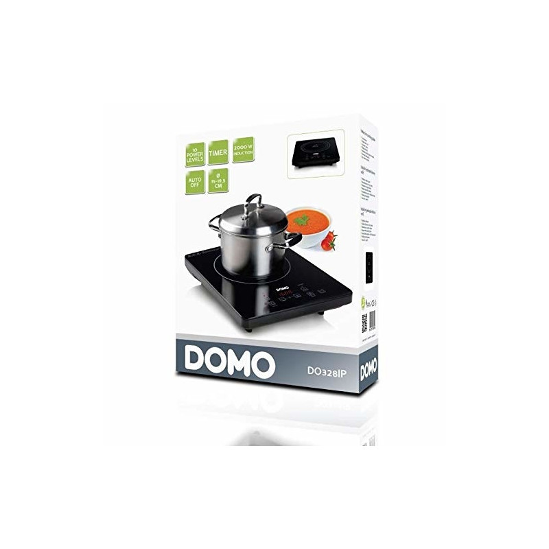 Domo Double Hotplate DO328IP Black Induction Table Top Cookers Photopoint