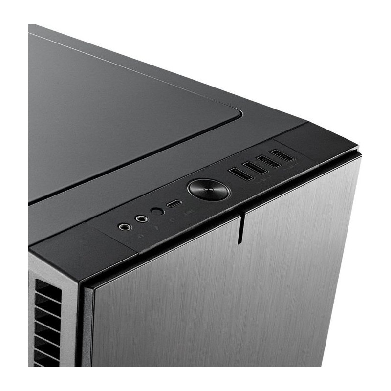 Fractal Design define r6 USB-C Blackout TG Black. Fractal Design панель USB C.