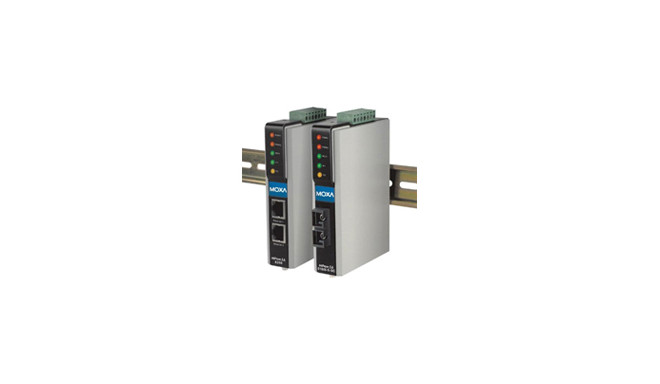1-port RS-232/422/485 Industrial automation device server with serial/LAN/power surge protection, tw