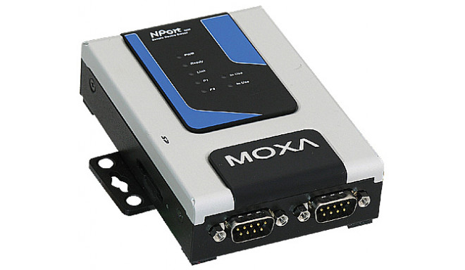 2-port RS-232/422/485 to one Multi Mode Fiber Ethernet Secure Device Server