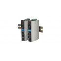 1-port RS-232/422/485 device server with 1 100BaseF(X) multi-mode fiber port (SC connectors) and 2 K