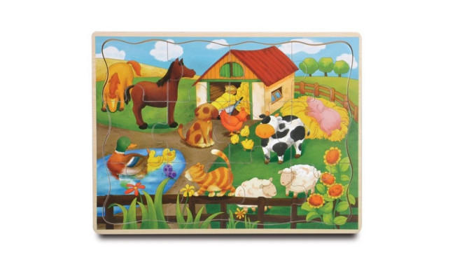 Brimarex Wooden farm puzzle