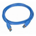 Gembird cable USB 3.0 AM-BM 1.8m, blue
