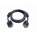 Gembird kaabel VGA 15F/15M Dual-shielded + ferrite 1.8m