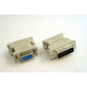 Adapter DVI-I->VGA (24M/15 F)