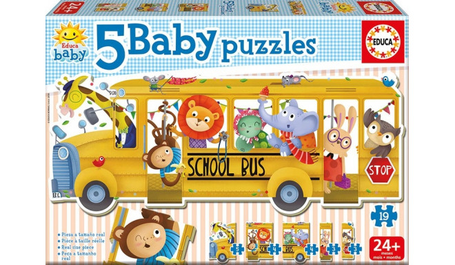 Baby Puzzle 19 items School Bus