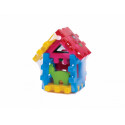 Construction Blocks Cottage with a Kitten
