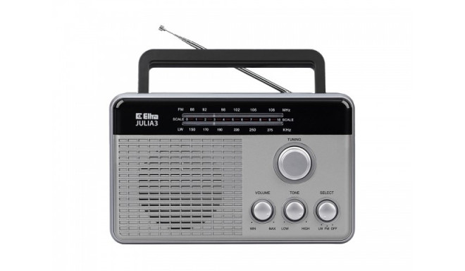 Radio Julia 3 silver