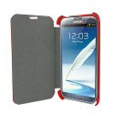 CASE FOR GALAXY NOTE II 5.5, LEATHER, SLIM RED