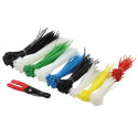 Cable tie set 600pcs. included wire stripper