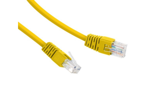 Patch cord Cat.6 UTP 0.25m yellow