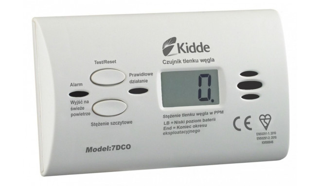 Carbon monoxide alarm display 7DCO