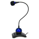 DESKTOP MICROPHONE WITH SWITH EH130B BLUE