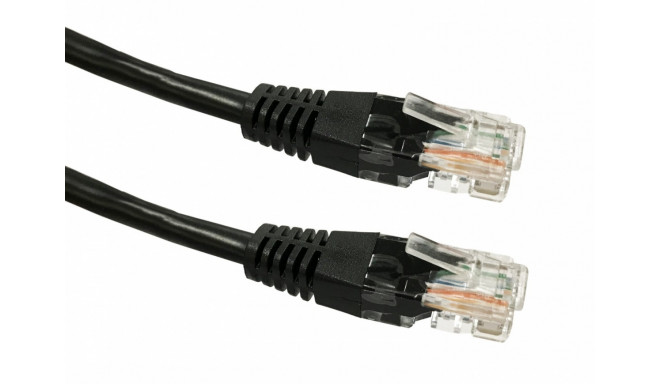 Cable Patchcord cat. 5e RJ45 UTP 5m black