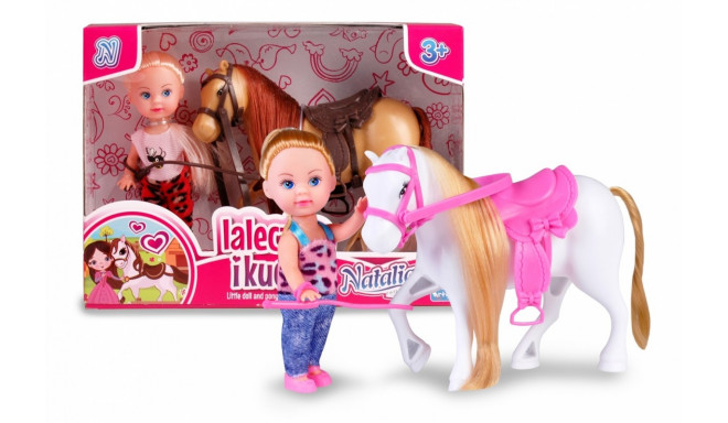 Doll Natalia with a horse