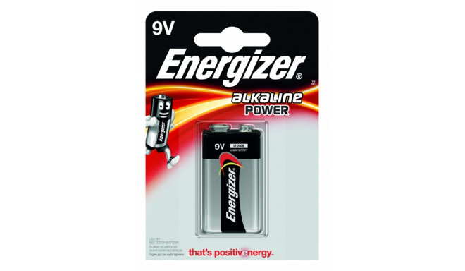 Energizer patarei Alkaline 9V Power-9B-6LR61