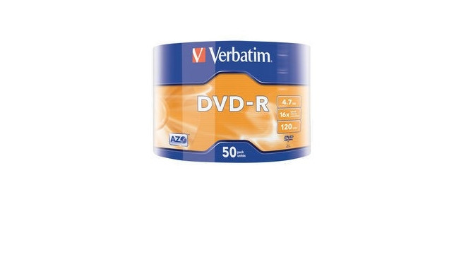 DVD-R 16x 4.7GB 50P SP Matt Silver Wrap 43788