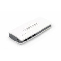 Esperanza battery bank Radium 8000 mAh, grey