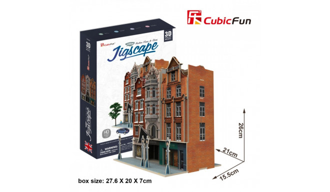 3D Puzzle auction house and shops