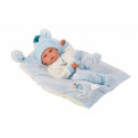 Baby doll Bimbo on a blue pillow 63555 35 cm