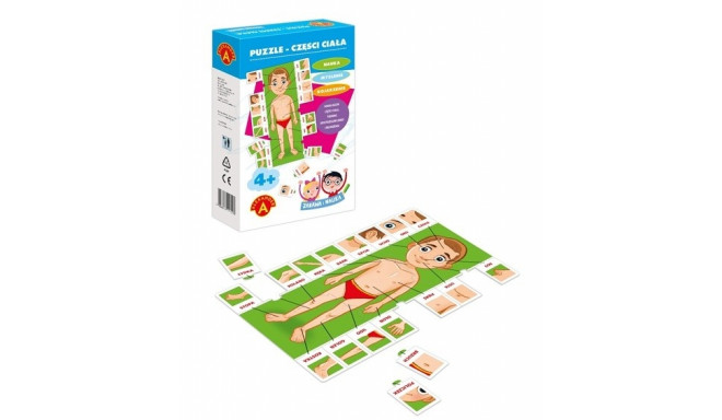 ALEXANDER Puzzle Part of body fun and learning