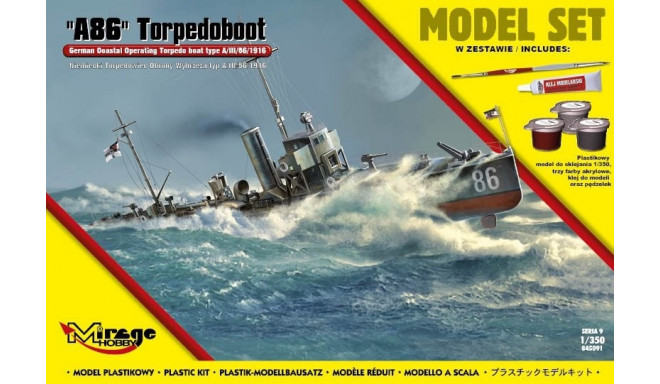 A86 Torpedo Boat WW1 (German Coast Guard Torpedo Type A/III/56/1916)