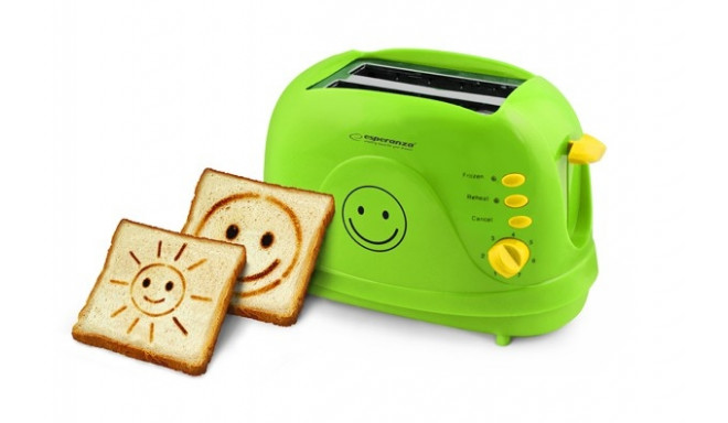 TOASTER SMILEY GREEN