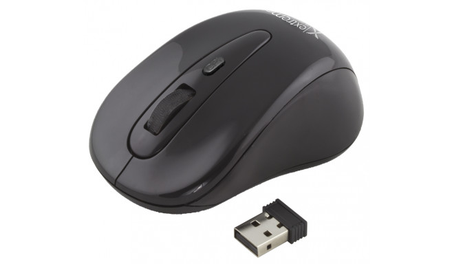 WIRELESS OPTICAL MOUSE XM104K, 1200 DPI, 2,4GH