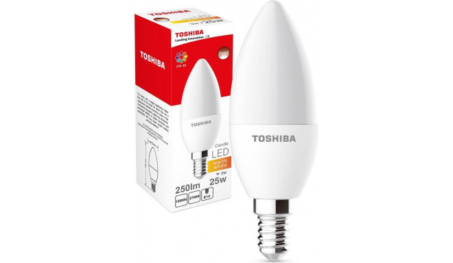 LED lamp 3W C37 230W 250lm warm white