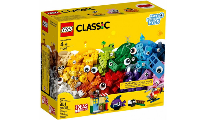 LEGO Classic mänguklotsid Bricks and Eyes