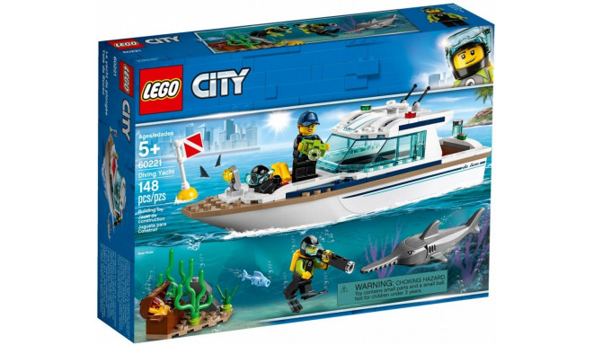 LEGO City bricks Diving Yacht