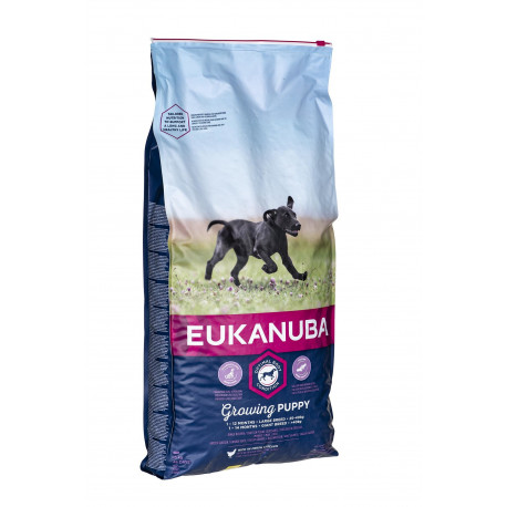 Eukanuba Puppy Junior Large Breeds Chicken 15 kg Dry dog food Photopoint.lv