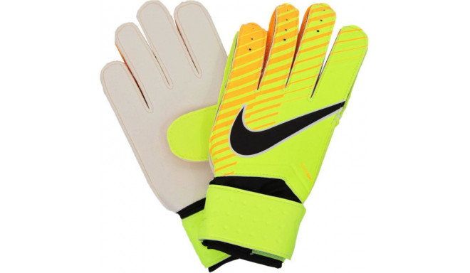 Gloves Goalkeeper Nike Jr Cool Comp GS0344 715 (universal; 11; yellow color)