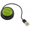 Esperanza USB hub Yoyo EA135G 4xUSB 2.0, roheline