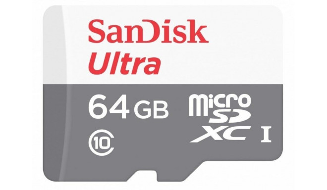 Sandisk mälukaart microSDXC 64GB Ultra UHS-I Class 10