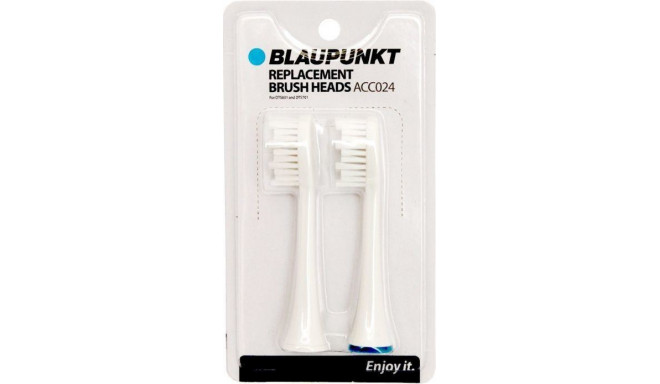 Blaupunkt toothbrush head ACC024, white 2pcs