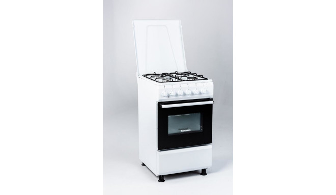 Ravanson KWGE-K50N cooker Freestanding cooker White Gas A