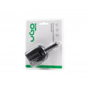 Adapter to the car lighter socket UGO URS-1019 (2 x ; black color)
