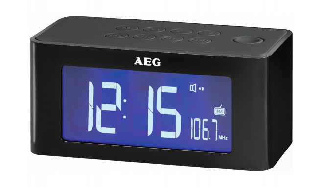 AEG MRC 4140 I radio Clock Black