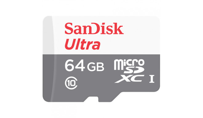 SanDisk mälukaart microSDXC 64GB Ultra Android 80MB/s