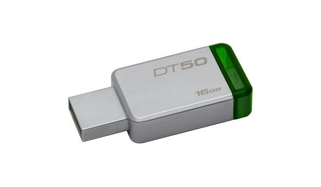 Kingston 16GB USB 3.0 DataTraveler 50 (Metal/Green) EAN: 740617255638