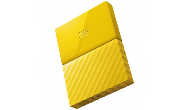 Western Digital external HDD 4TB My Passport 2.5” USB 3.0, yellow