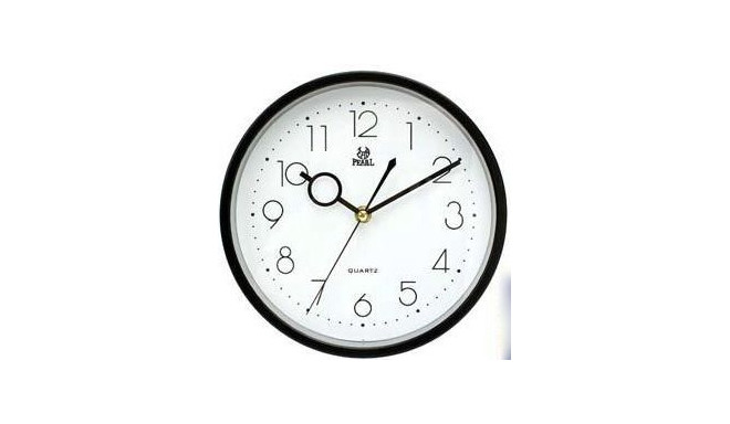 Pearl wall clock MA D25cm, black